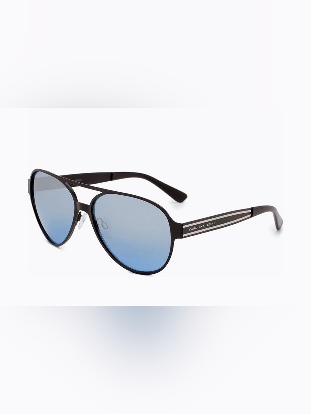 NWT Carolina Lemke Berlin collection, Tom Black sunglasses, unisex aviator style